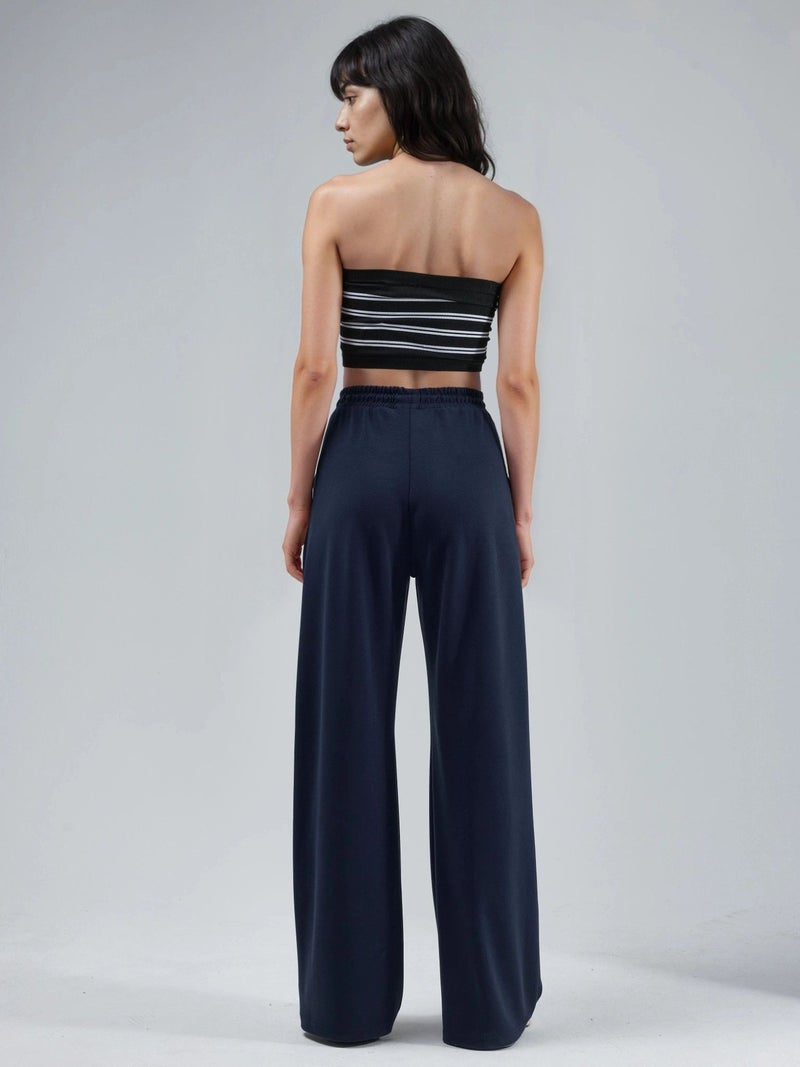 BUSEM Mid Waist Wide Leg Modal Pants - Image 3